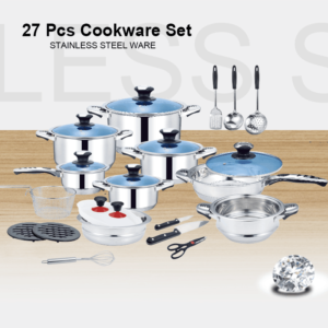 27 Pcs Stainless Cookware best Price