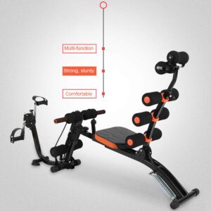 Six Pack Ab Care Exerciser with Inbuilt Pedal Cycle