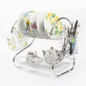 Kitchen Pla Dish Drying Rack and Draining Board
