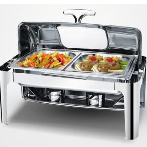 Chafing Dishes Double Rectangular 4.5 Ltrs